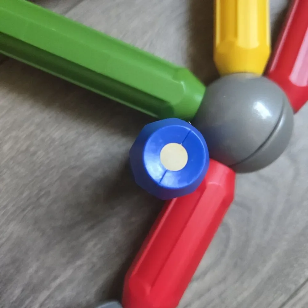 SmartMax Toy Lot 40 Pcs Large STEM Building Rods Bars and Connection Spheres